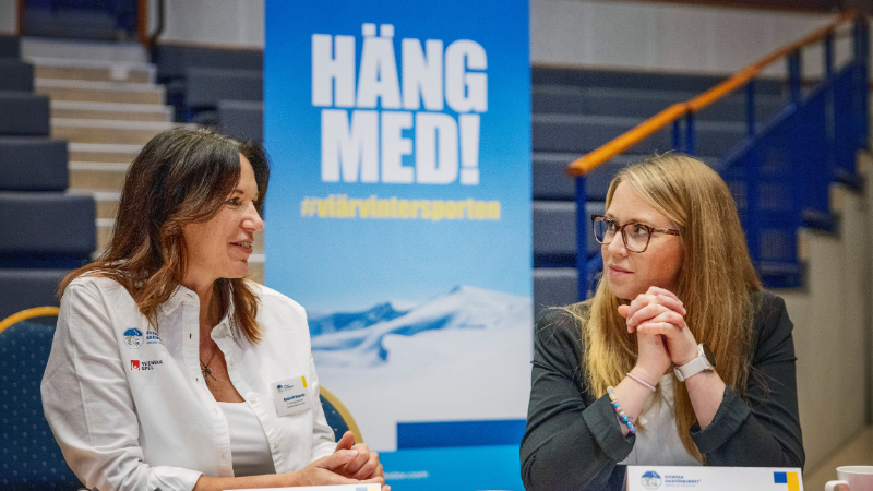 Maria Krafft Helgesson och Hanna Hansson. Foto: Bildbyrån.