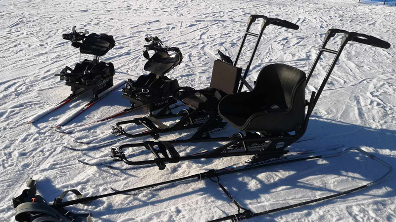 Tillgänglig parautrustning från Svenska Skidförbundet för inspiration till nya möjligheter