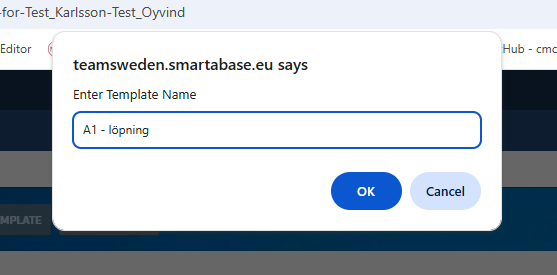 Träningsplanering, ge namn till ny passmall