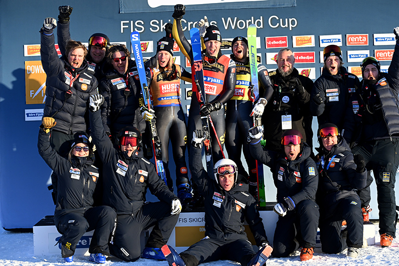 Skicrosslaget i Idre Fjäll 2023