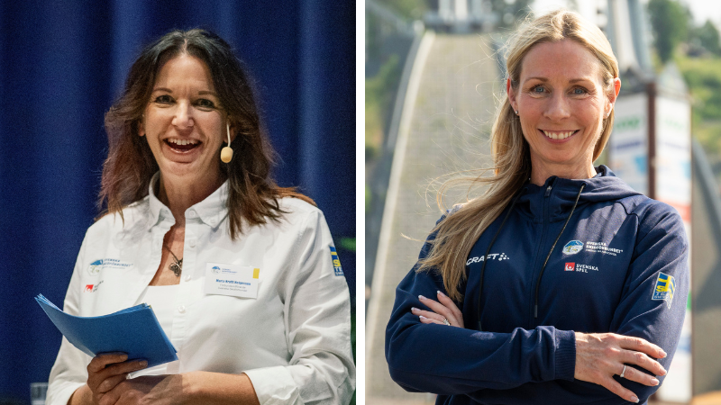 Montage Maria Krafft Helgesson och Pernilla Bonde.