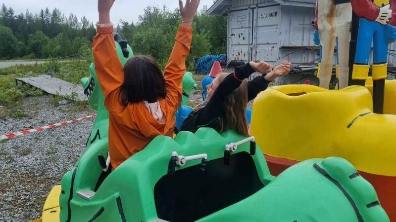 Karusellen under Backhoppningens dag var ett populärt inslag. Foto: SSF