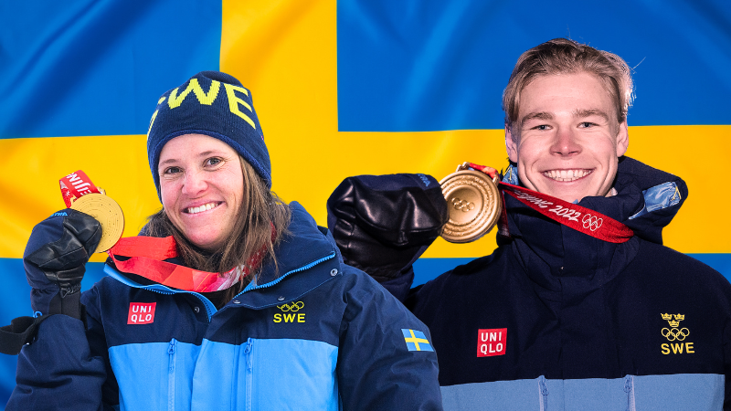 OS-guldmedaljörerna Sara Hector och Walter Wallberg