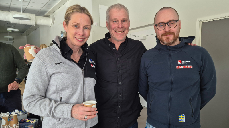 Pernilla Bonde, Lars Öberg och Andreas Arén.