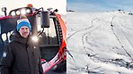 John Lindh bygger skicrossbana inför VC-finalen på Dundret.