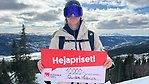Oliver Movenius vann SST-tävlingen i Åre och tilldelades Svenska Spels Hejapris. Foto: SSF.