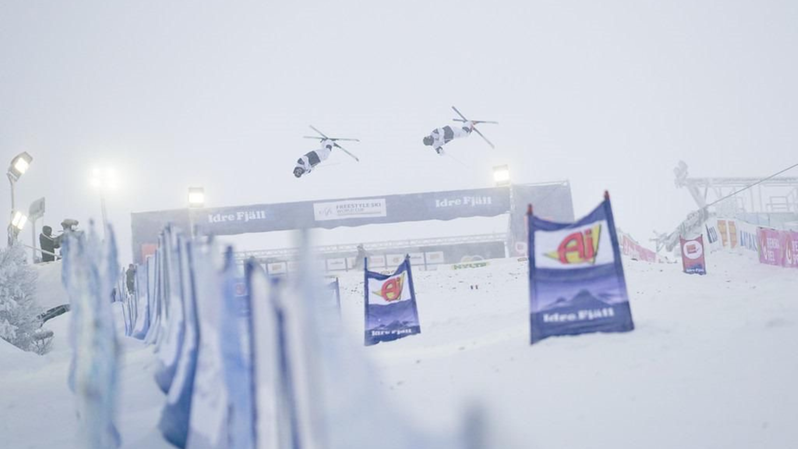 Världscupen i puckel avgörs på Idre Fjäll. 