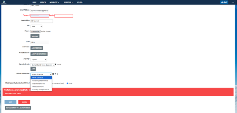 Add Favorite Dashboard