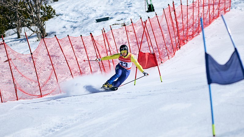 Karin Abrahamsson under världscupen i Krvavec, Slovenien. Foto: @fistelemark. 