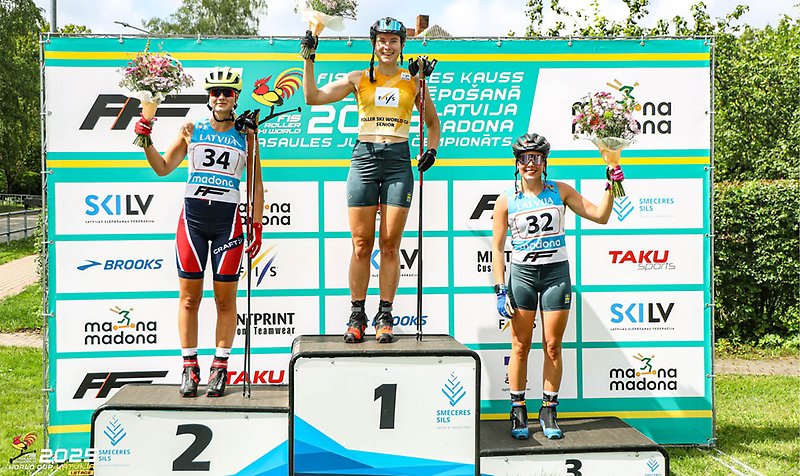 Ebba Stenman vann det avslutande loppet i Madona.