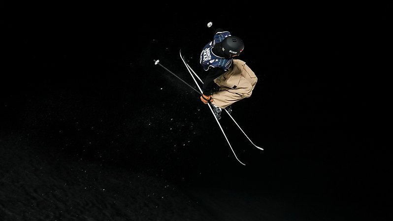 Martin Nordqvist slutade på en sjundeplats på världscupen i Tignes, Frankrike. Foto: @fisparkandpipe. 