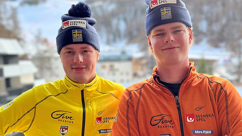Bröderna Axel Månhammar Abrahamsson och Olof Abrahamsson. Foto: Privat.