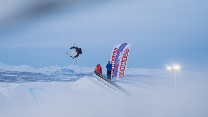 Kiruna levererade fina förutsättningar. Foto: Jonathan Vitblom.
