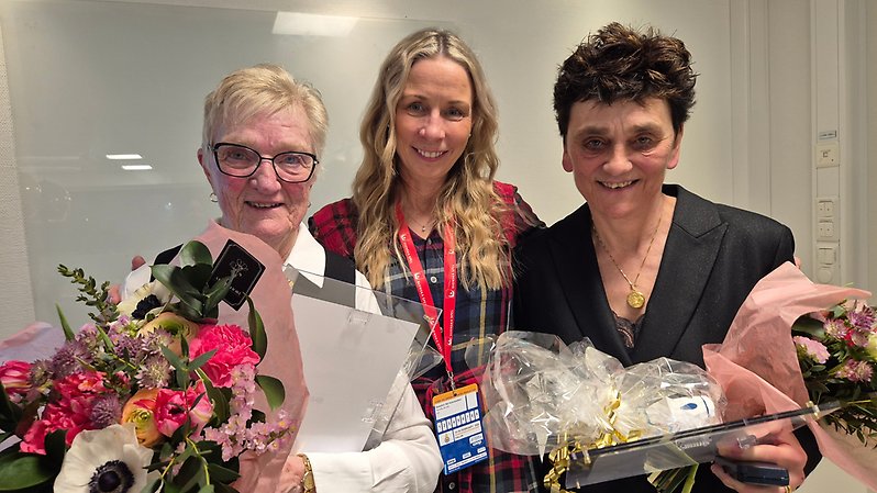 Fr.v. MariAnne Andersson-Sager, Pernilla Bonde och Eva-Lena Frick. Foto: Lotte Jernberg/SSF.