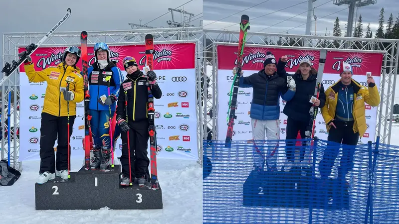SM-medaljörer storslalom 2025