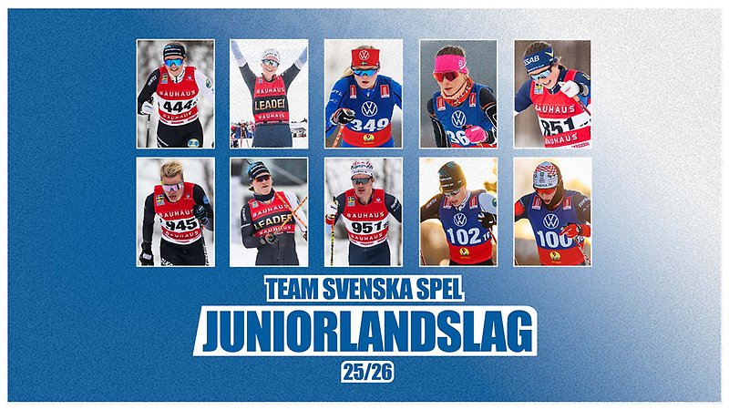 Tio aktiva är uttagna till Team Svenska Spel Juniorlandslaget inför kommande träningsperiod. FOTO: BILDBYRÅN/SSF